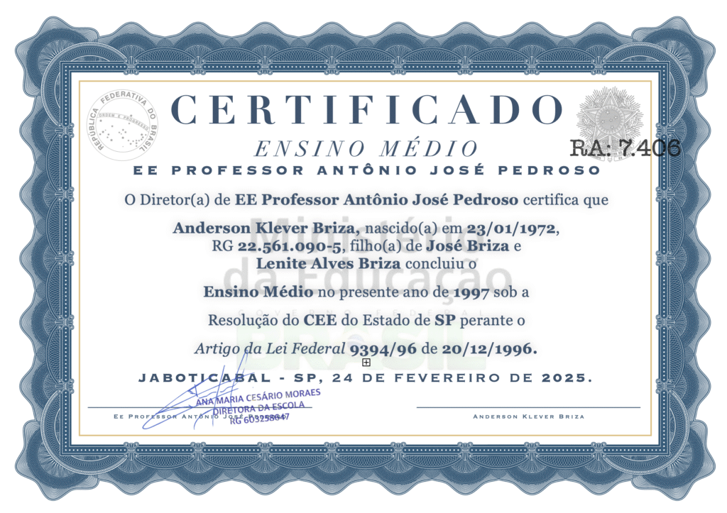 concluir o ensino médio